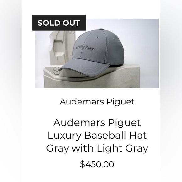 Audemars Piguet Luxury Baseball Hat (rare) - Picture 4 of 8